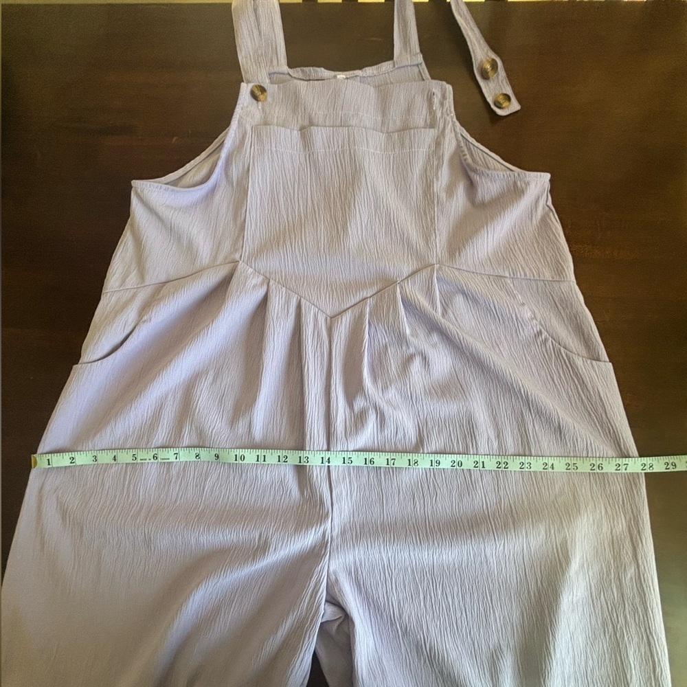 Jumpsuit - Women’s Tan, Full Length, Wide Leg, Jumpsuit. Size 2X - Picture 6 of 8